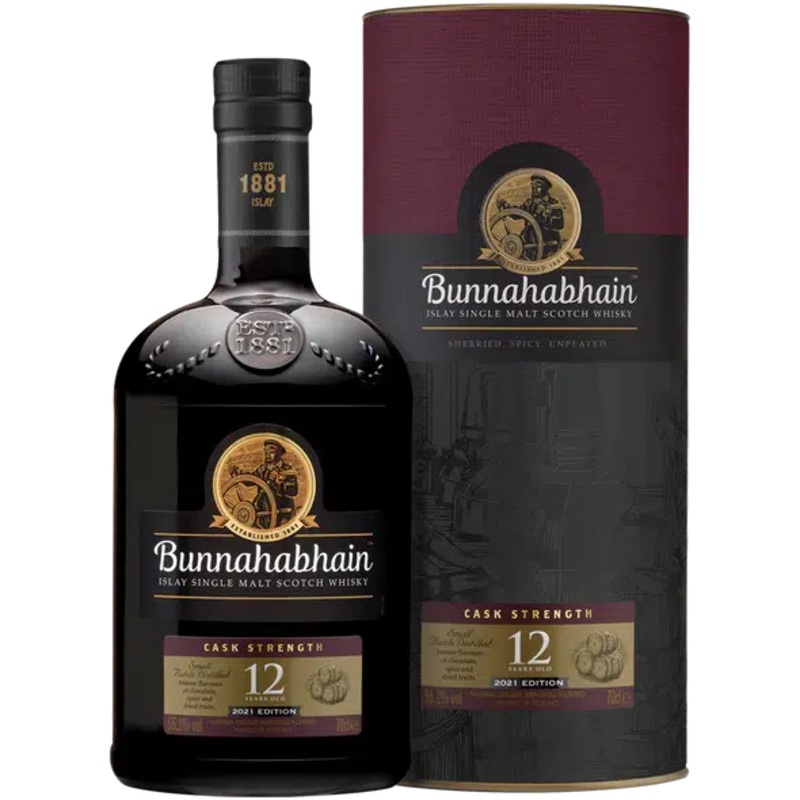Bunnahabhain 12 Year Old Cask Strength 2021 Edition Single Malt Scotch Whisky 700ml