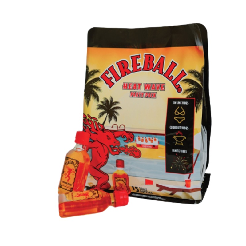 Fireball Summer Heart Wave 50ml 15-Pack Bottle