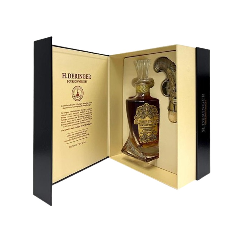 H Deringer Bourbon Gift Set 750ml