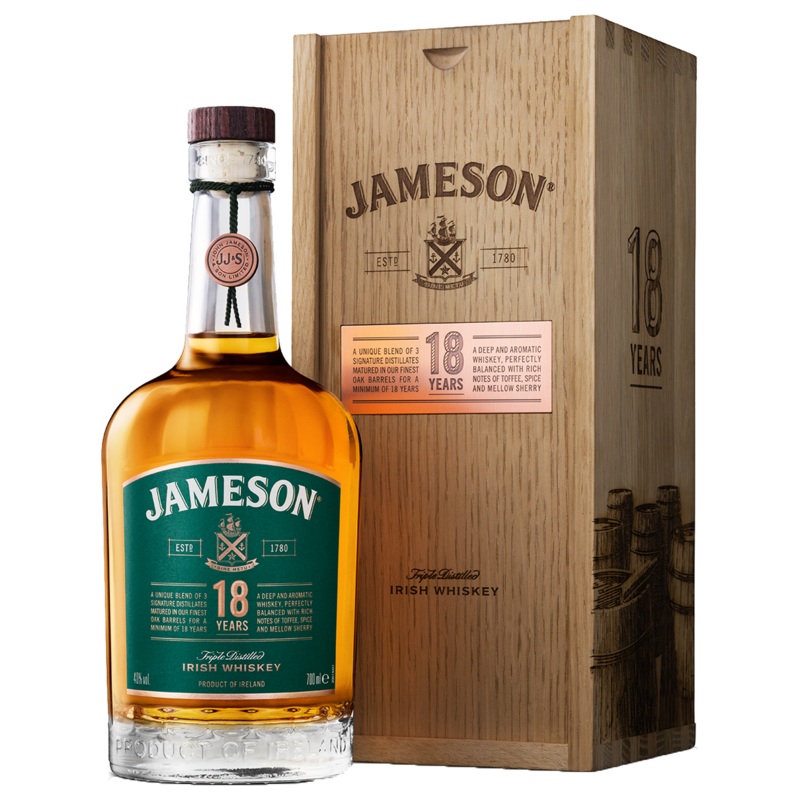 Jameson 18 Year Old Irish Whiskey 700ml