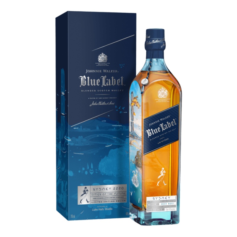 Johnnie Walker Blue Label Sydney Cities Of The Future Limited Edition Whisky 750ml