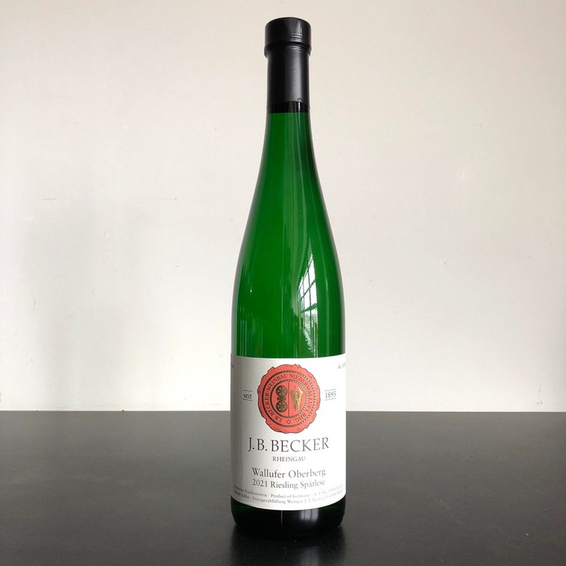 2021 J.B. Becker Wallufer Oberberg Riesling Spatlese Rheingau, Germany
