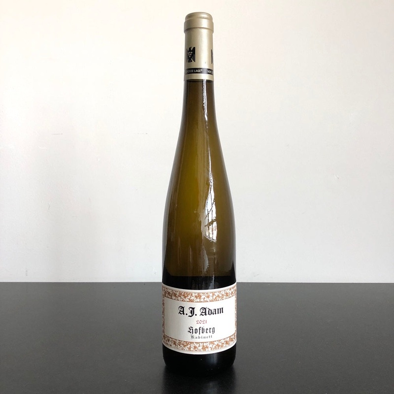 2021 Weingut A.J. Adam Dhroner Hofberg Riesling Kabinett Mosel, Germany