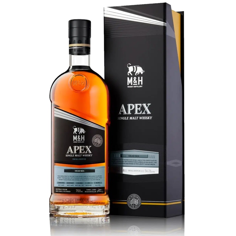 M&H Apex Dead Sea Aged Israeli Single Malt Whisky 700ml
