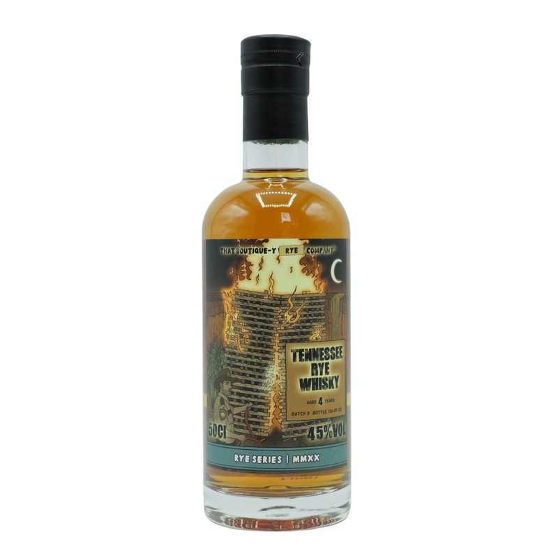 That Boutique-y Rye Co. Tennessee Rye 4 Year Batch 3