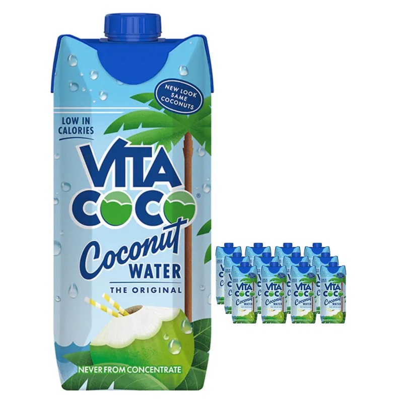 Vita Coco Pure Coconut Water Multipack, 12 x 330 ml