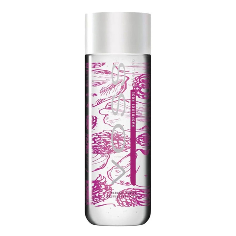 Voss Raspberry Rose Sparkling Water, 375 ml