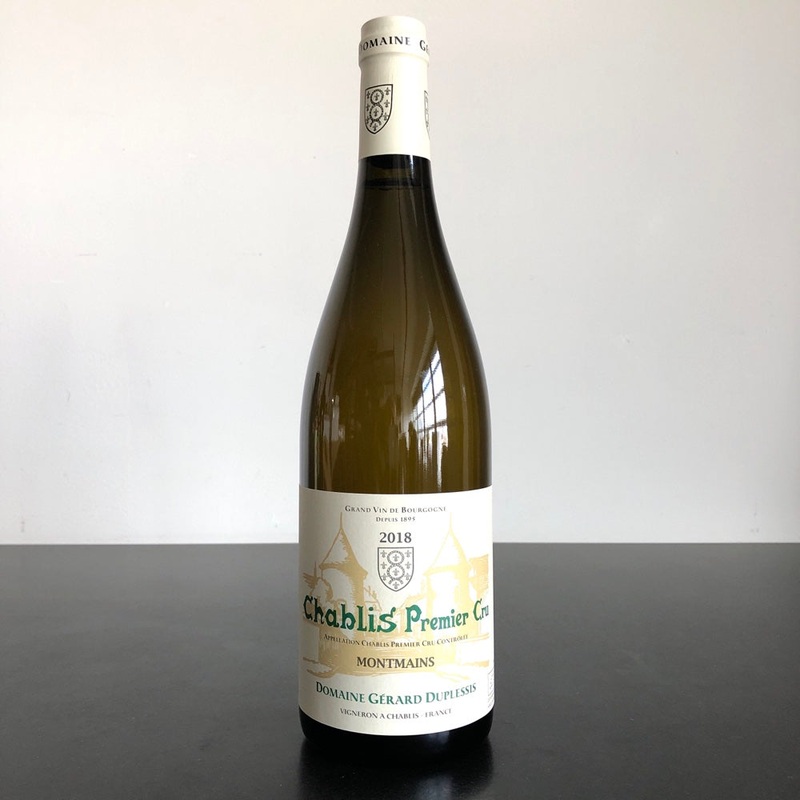 2018 Domaine Gerard Duplessis Montmains Chablis Premier Cru, France