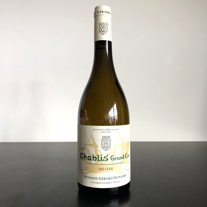 2020 Domaine Gerard Duplessis Les Clos Chablis Grand Cru, France