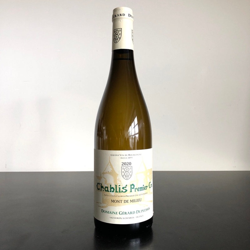 2020 Domaine Gerard Duplessis Mont de Milieu Chablis Premier Cru, France