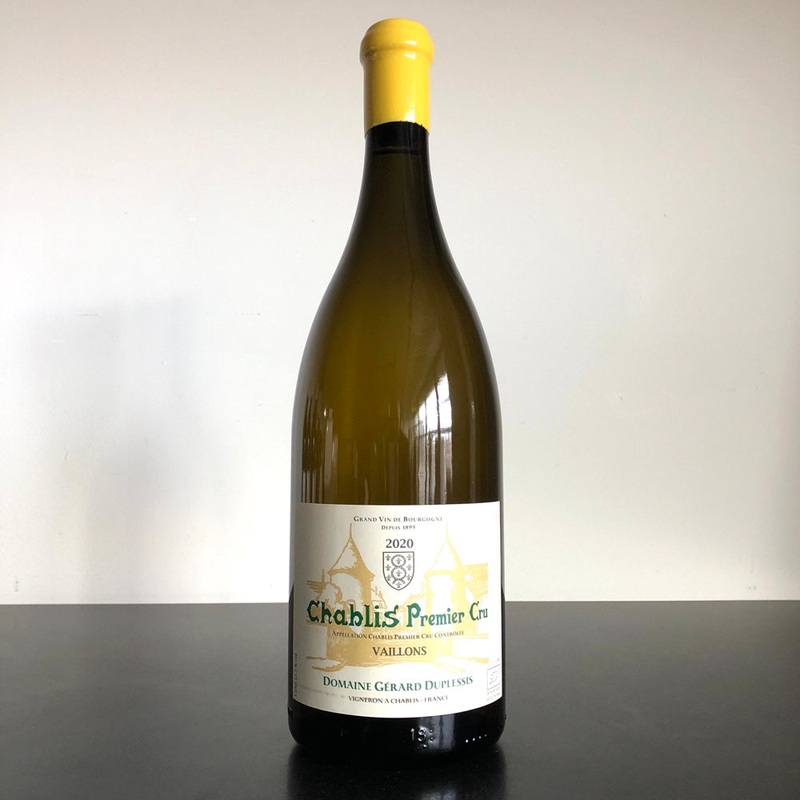 2020 Domaine Gerard Duplessis Vaillons,1.5L Magnum Chablis Premier Cru, France