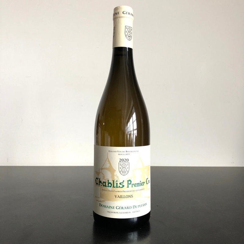2020 Domaine Gerard Duplessis Vaillons, Chablis Premier Cru, France