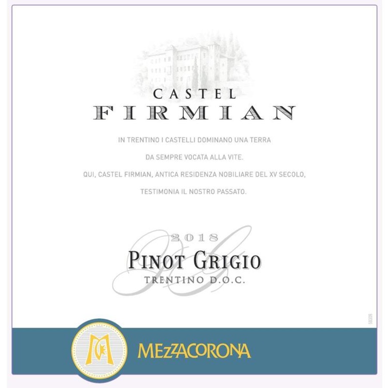 CASTEL FIRMIAN PINOT GRIGIO