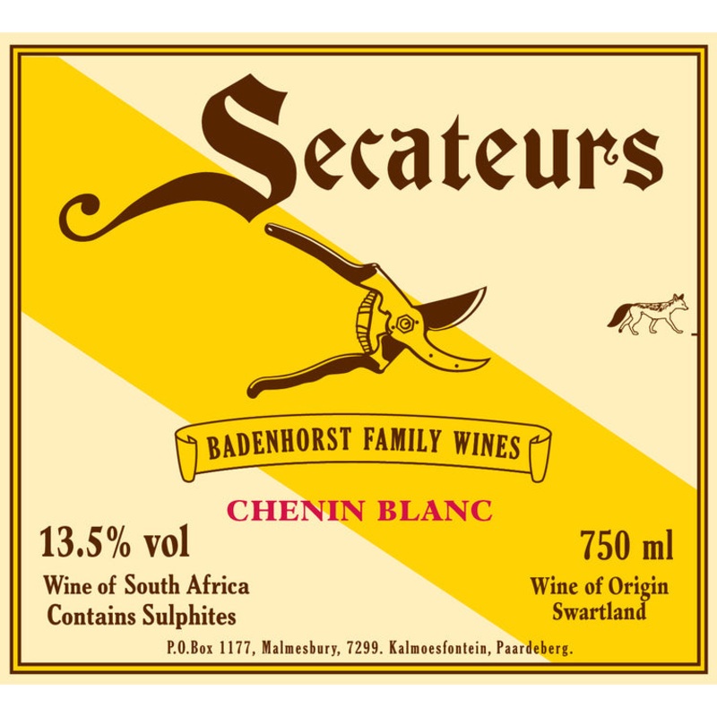 BADENHORST SECATEURS CHENIN BL 22