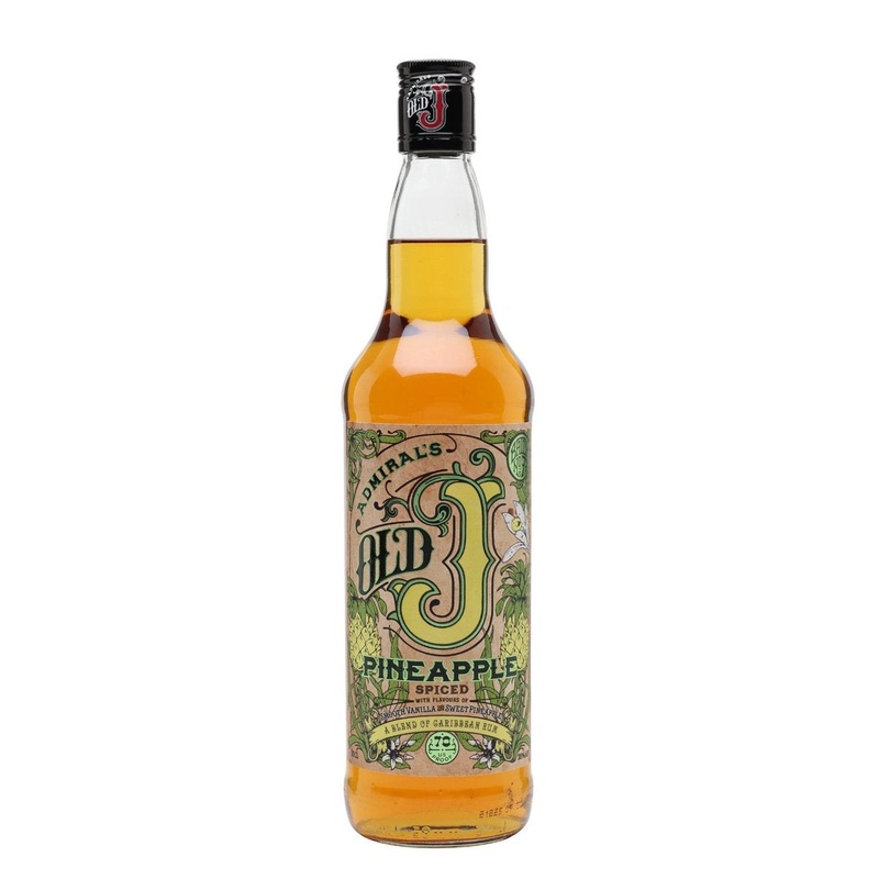 Admiral's Old J Pineapple Spiced Rum 35% abv 70cl