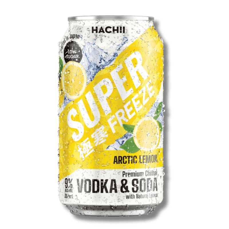 Hachii Super Freeze Arctic Lemon 24x350ml