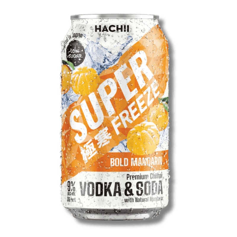 Hachii Super Freeze Bold Mandarin 24x350ml