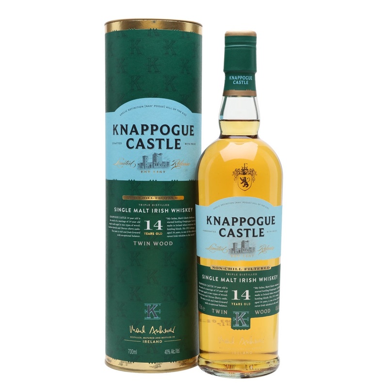 Knappogue Castle 14 Year Old Irish Single Malt 46% abv 70cl