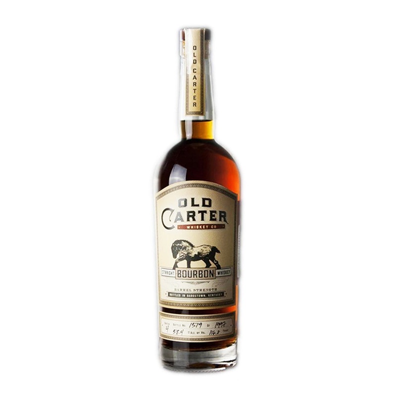 Old Carter Straight Bourbon Whiskey Barrel Strength Batch #4 116.8 Proof