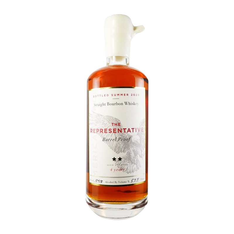 The Representative 4 Year Old Barrel Proof Straight Bourbon Whiskey