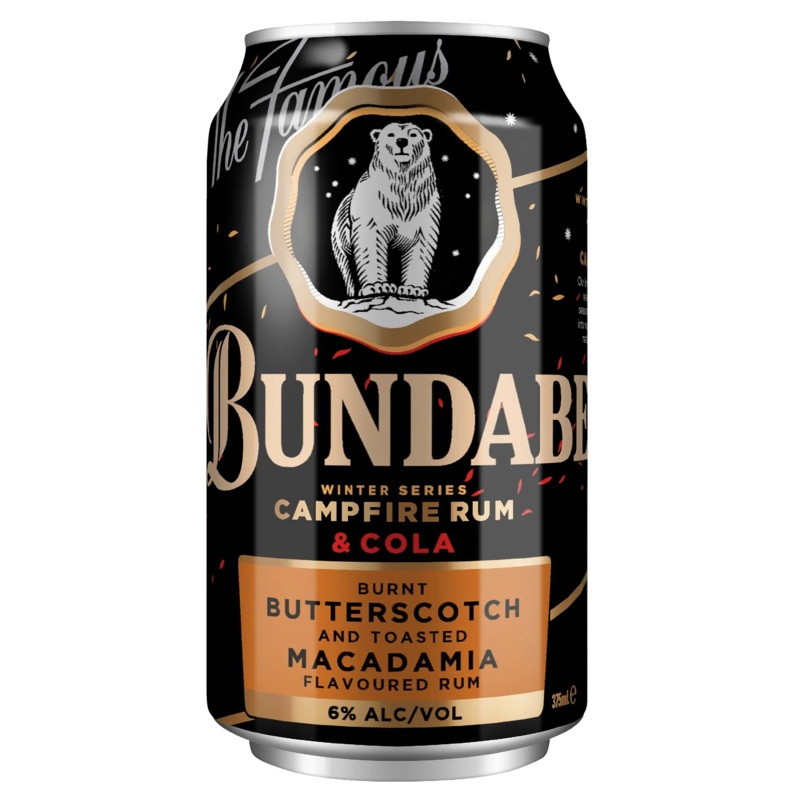 Bundaberg Campfire Rum and Cola Cans Limited Edition 375ml