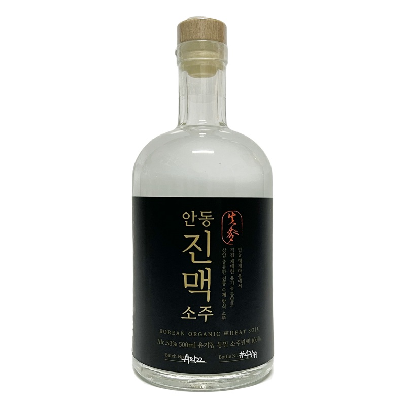Jinmaek Organic Wheat Soju 53 500ml
