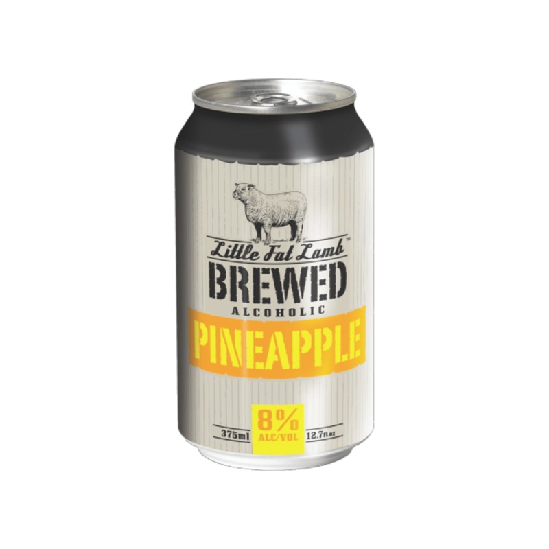 Little Fat Lamb Pineapple Cans 10x375ml
