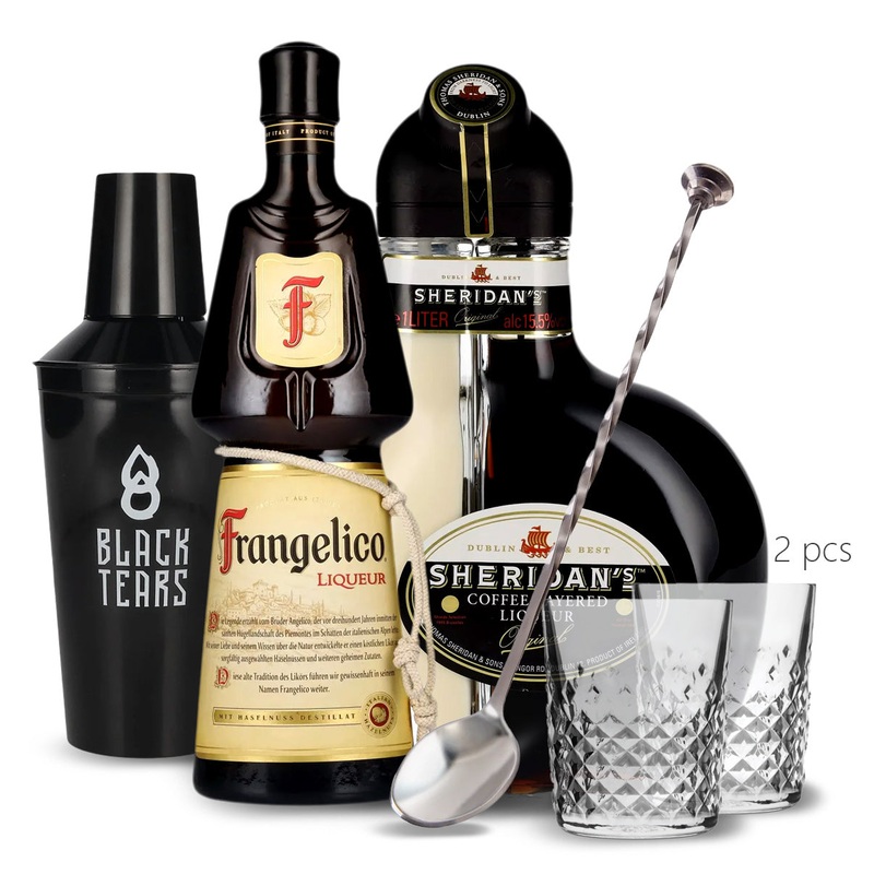 Cocktail Elegance Set [with glasses, 2 pcs]