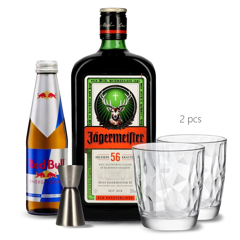 Jgerbomb Energy Set [with glasses, 2 pcs]