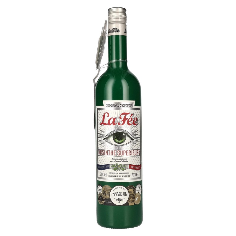 La Fee Absinthe Parisienne 68% Vol. 0,7l with absinthe spoon