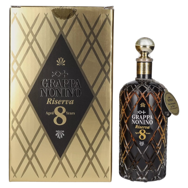 Nonino Grappa Riserva 8 Years Old 43% Vol. 0,7l in Giftbox