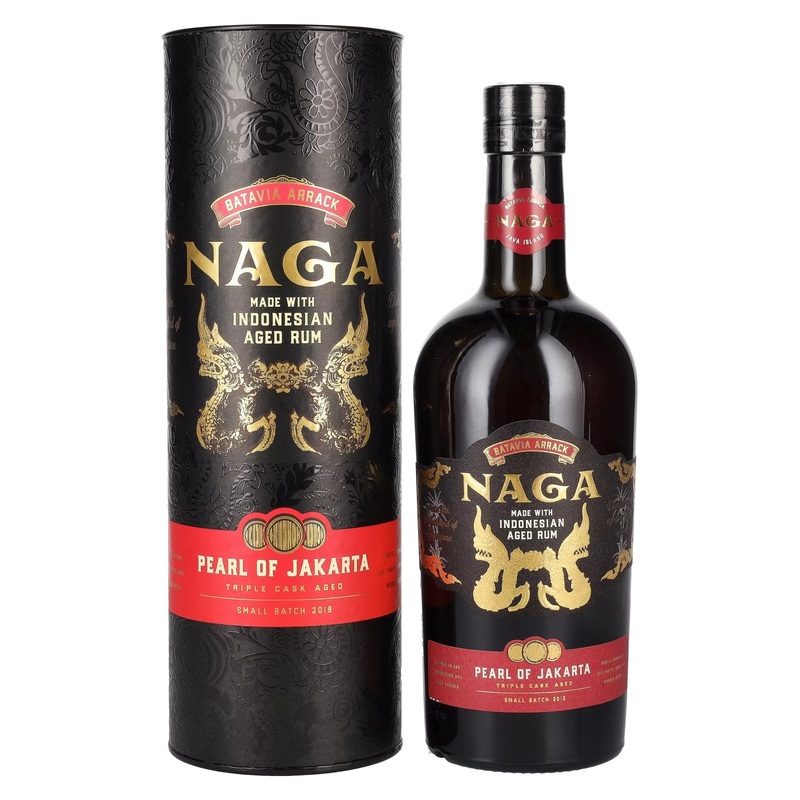 Arrak Naga Pearl of Jakarta Triple Cask Aged Small Batch 2019 42,7% Vol. 0,7l in Giftbox