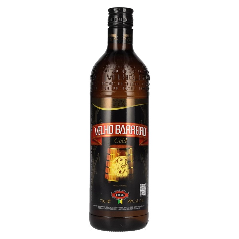 Velho Barreiro GOLD Cachaca 39% Vol. 0,7l