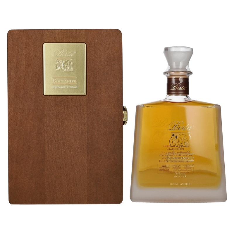Berta Roccanivo Grappa di Berbara 2016 43% Vol. 0,7l in wooden box