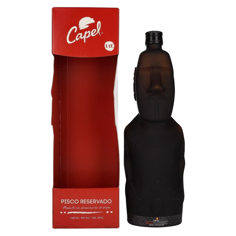 Pisco Capel Reservado Edicion Especial MOAI 40% Vol. 1l in Giftbox
