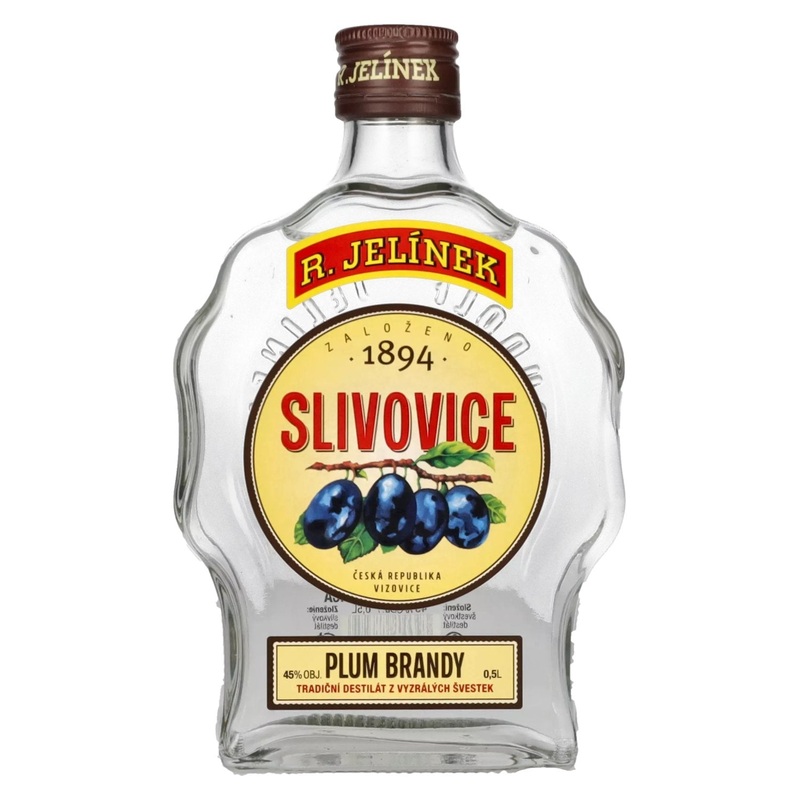 R. Jelinek Slivovice Plum Brandy 45% Vol. 0,5l