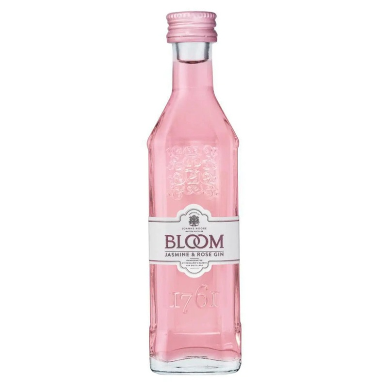 Bloom Jasmine & Rose Pink Gin Miniature, 5 cl