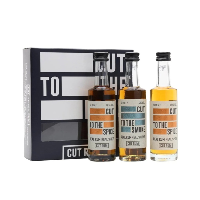 Cut Rum Miniature Gift Set, 3 x 5 cl