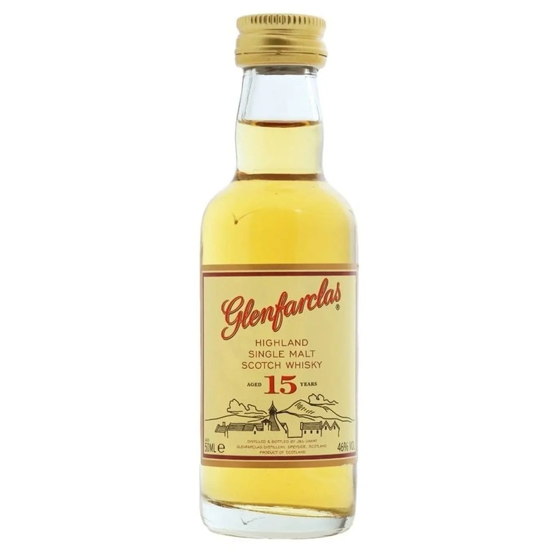 Glenfarclas 15 Year Old Single Malt Whisky Miniature, 5 cl
