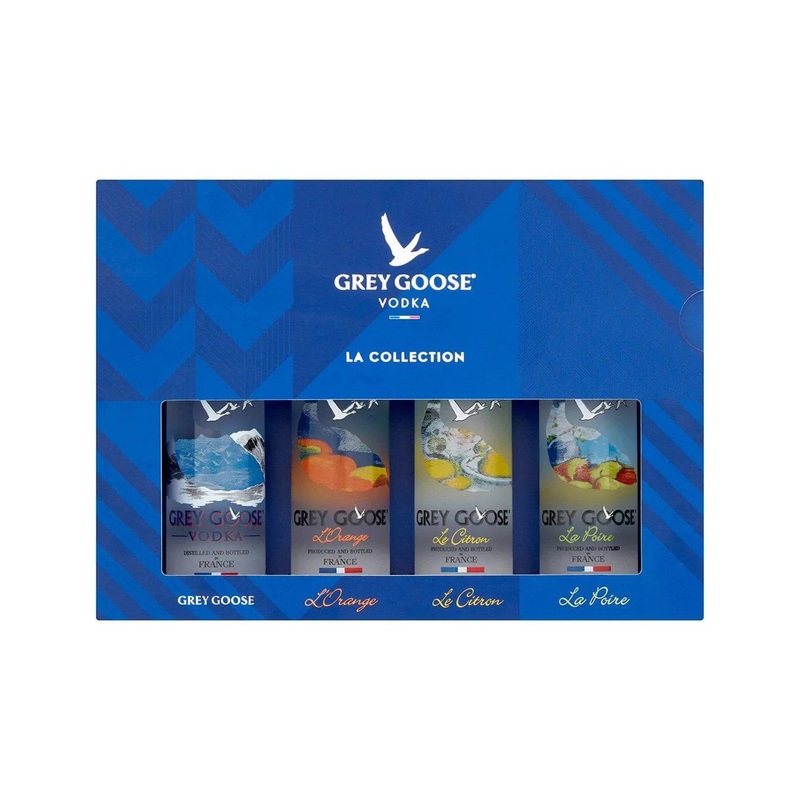 Grey Goose La Collection Vodka Gift Pack, 4 x 5 cl