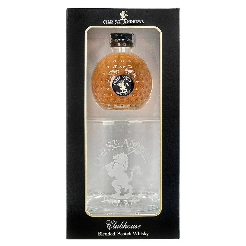 Old St Andrews Clubhouse Blended Scotch Whisky Miniature with Tumbler Gift Set, 5 cl
