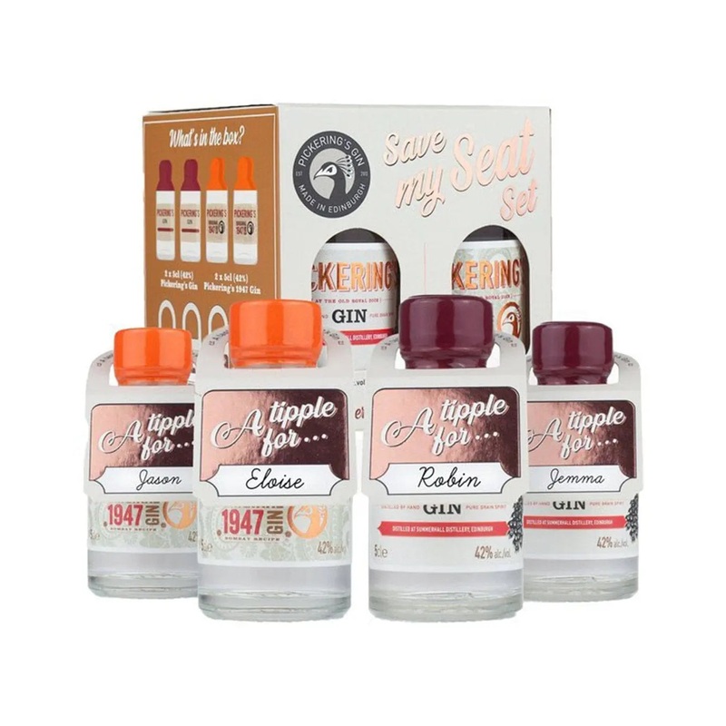 Pickering's Festive Save My Seat, 4 x 5 cl