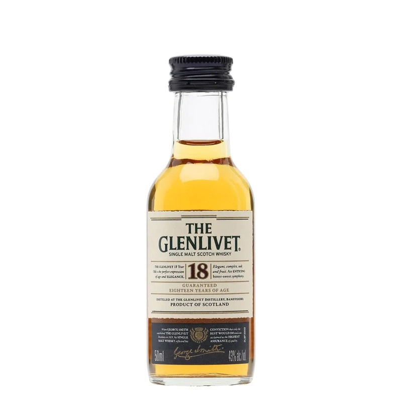 The Glenlivet 18 Year Old Whisky, 5 cl