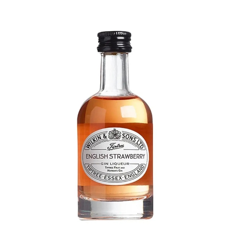 Tiptree English Strawberry Gin Liqueur Miniature, 5 cl