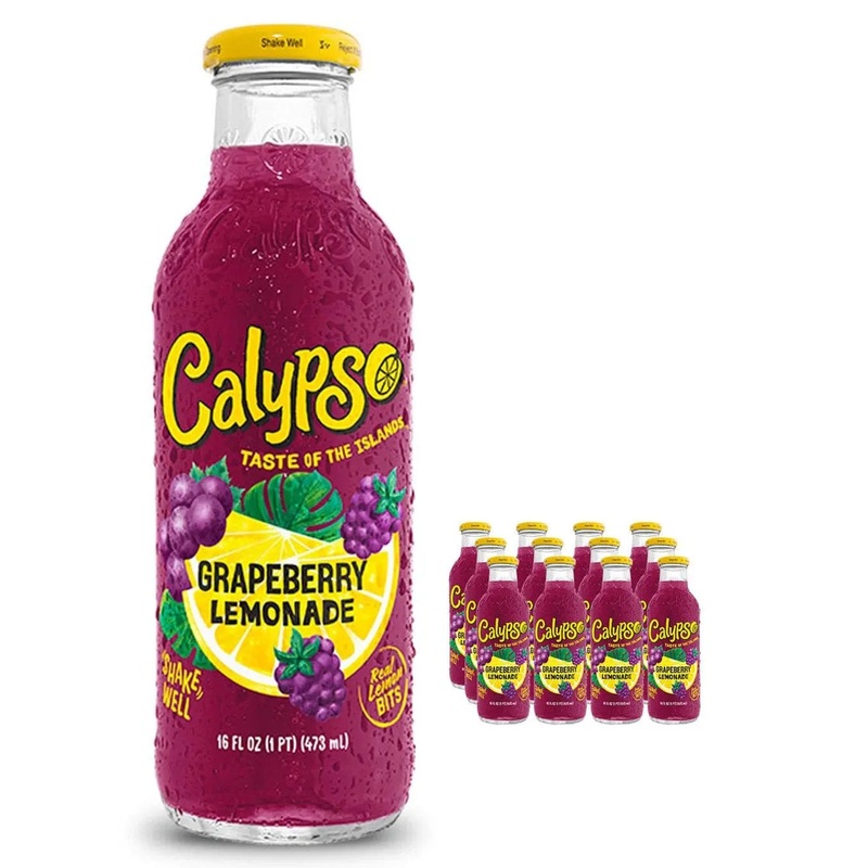 Calypso Grapeberry Lemonade Multipack, 12 x 591 ml