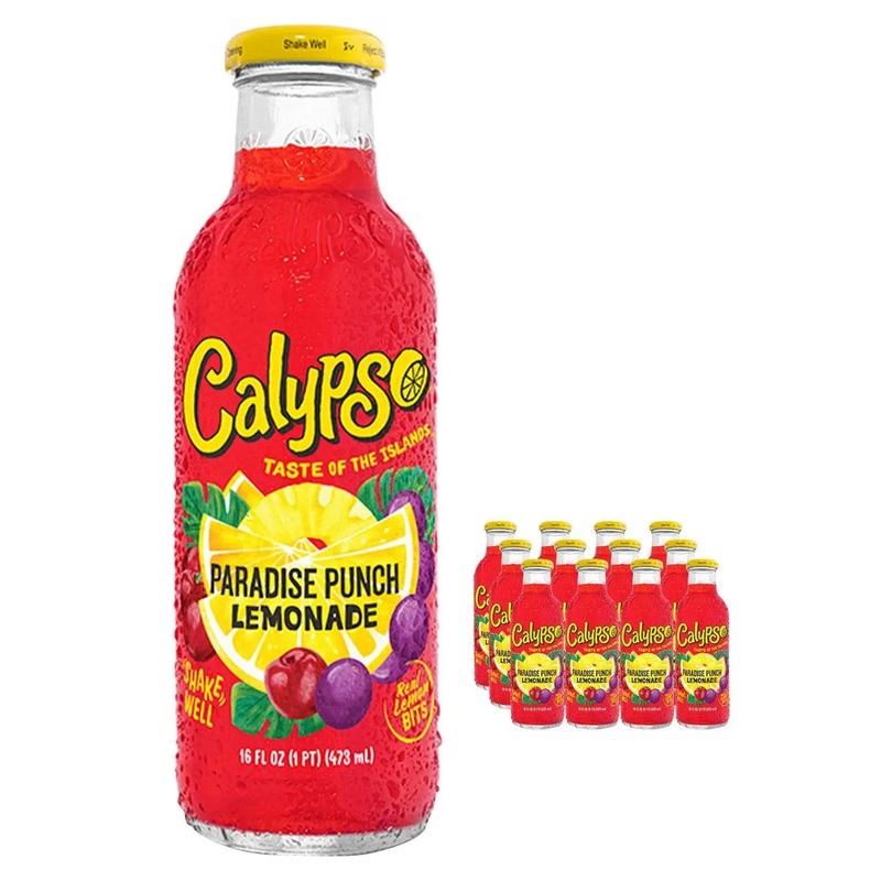 Calypso Paradise Punch Lemonade Multipack, 12 x 591 ml