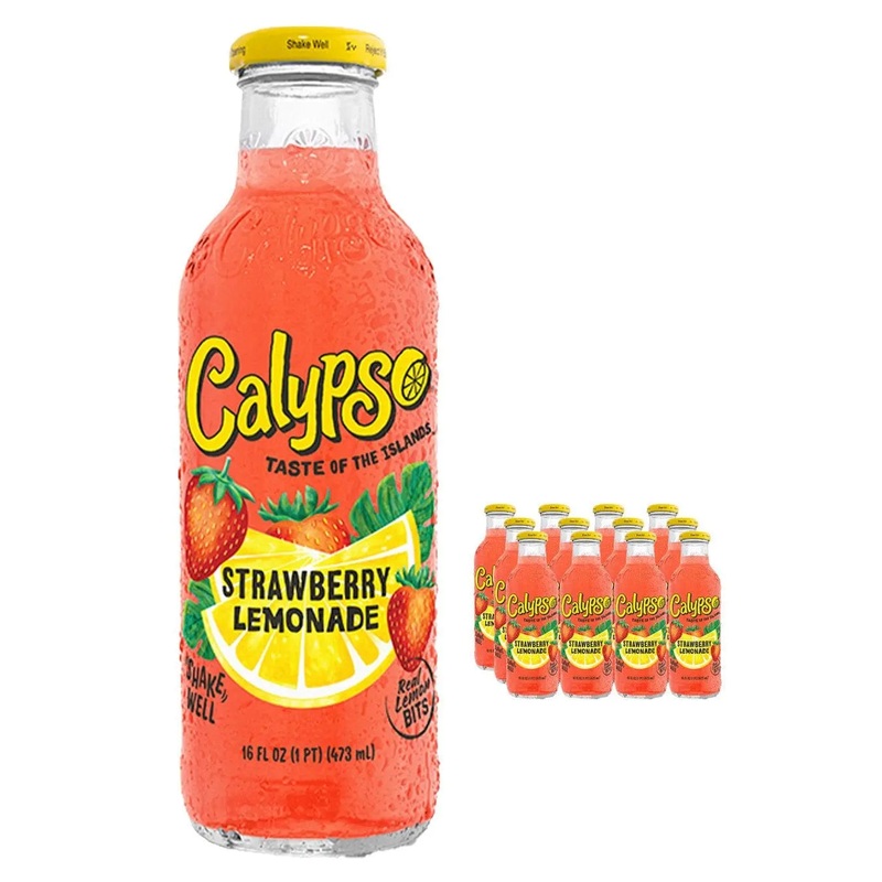 Calypso Strawberry Lemonade Multipack, 12 x 591 ml