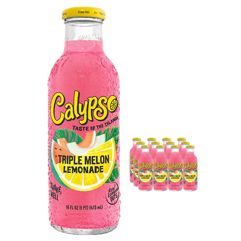 Calypso Triple Melon Lemonade Multipack, 12 x 591 ml