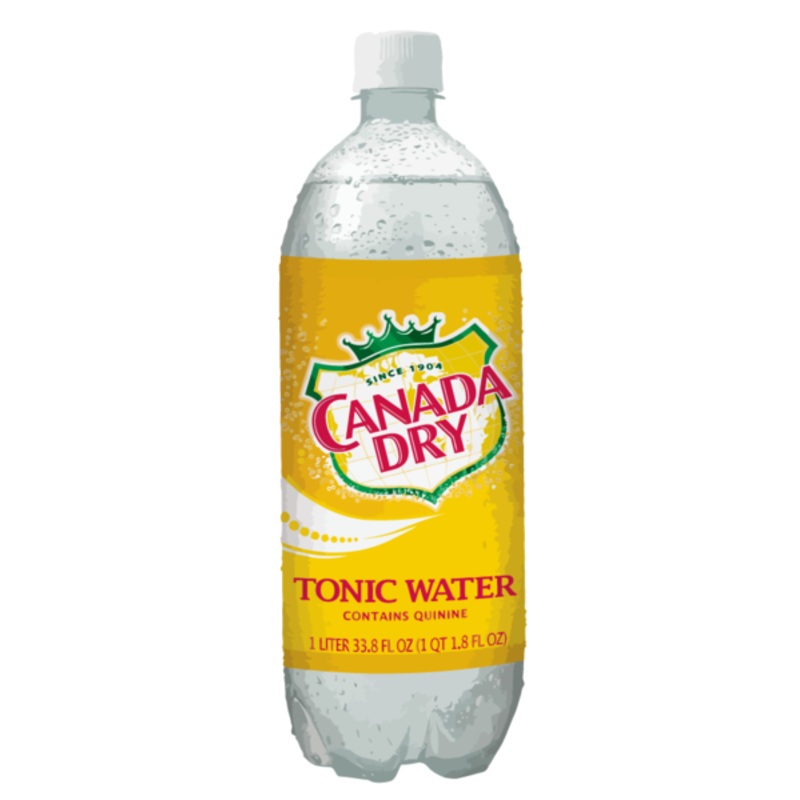 Canada Dry Tonic Water 1 Liter Bottle