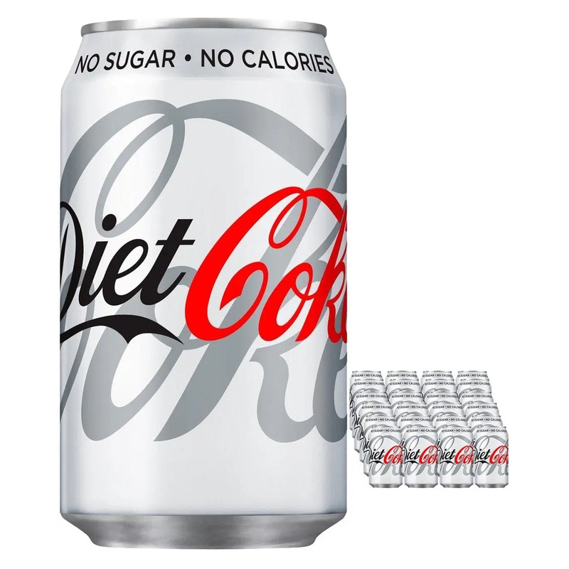 Diet Coca-Cola Can Multipack, 24 x 330 ml